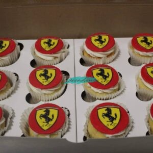 Ferrari cupcakes