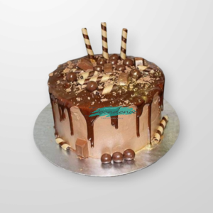 Chocolate explosion drip cake