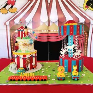Circus/Carnival cake set