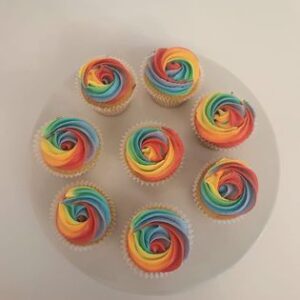Rainbow Cupcakes