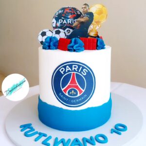 Paris Saint Germain themed cake