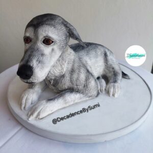3D Dog cake
