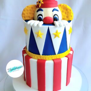 Clown themed cake!