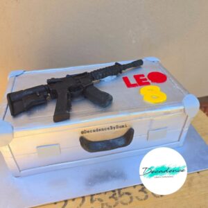 AR15 Rifle cake!! (edible rifle)