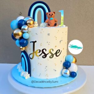 1st Teddy birthday cake!