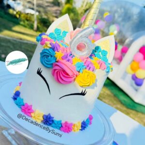 Colourful Unicorn themed cake