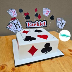 Cards themed cake