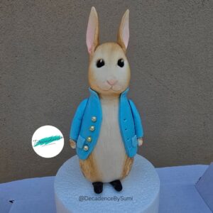 Peter Rabbit cake topper!